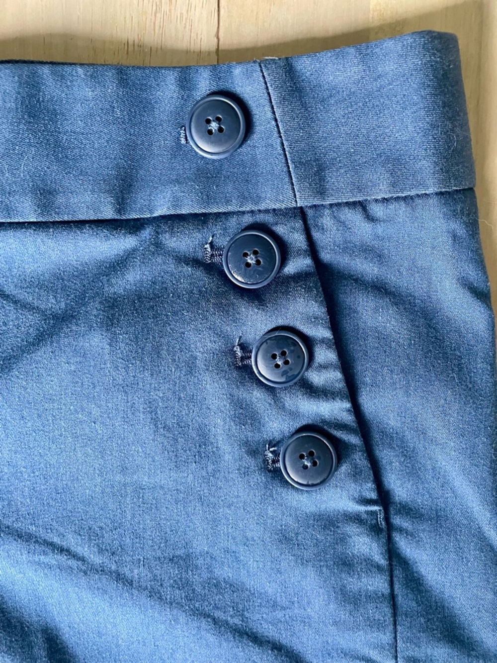 LOFT Blue Riviera Sailor Shorts Size 6 - Picture 3 of 7